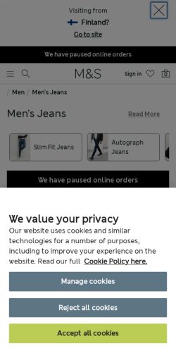 Mobile page screenshot