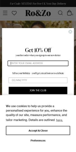 Mobile page screenshot