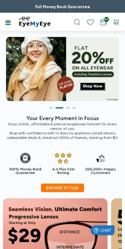 Mobile page screenshot