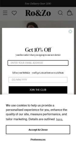 Mobile page screenshot