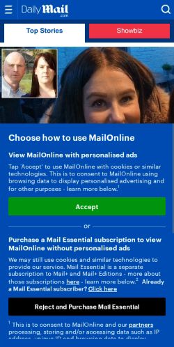 Mobile page screenshot