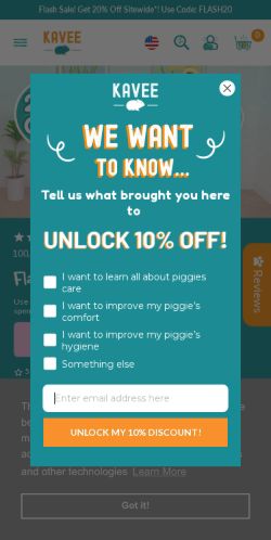 Mobile page screenshot