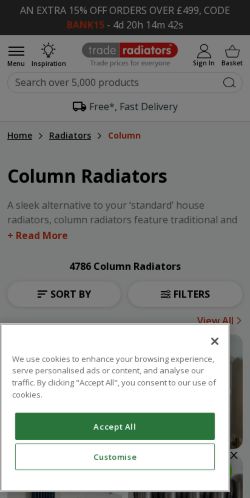 Mobile page screenshot