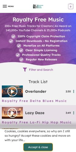 Mobile page screenshot