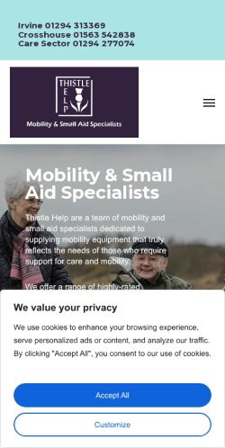 Mobile page screenshot