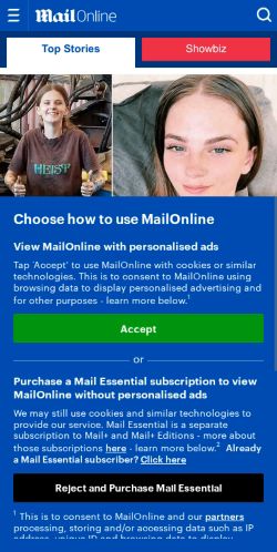 Mobile page screenshot