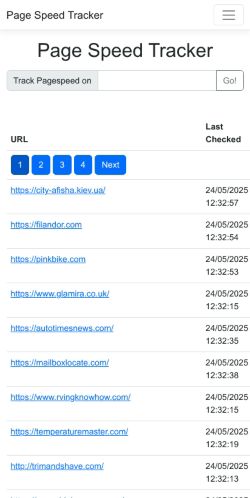 Mobile page screenshot