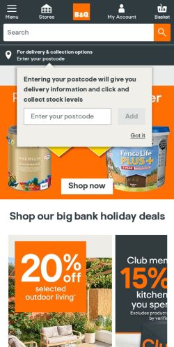 Mobile page screenshot