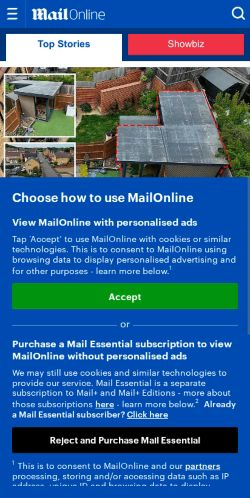 Mobile page screenshot