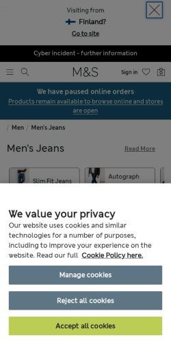 Mobile page screenshot