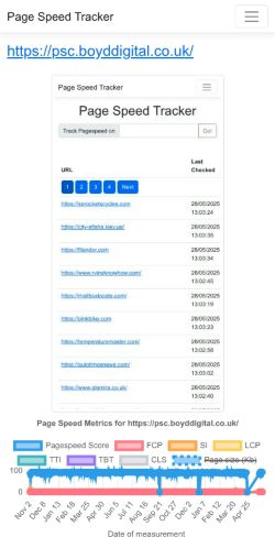 Mobile page screenshot