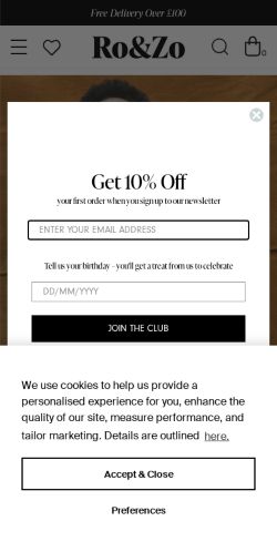 Mobile page screenshot