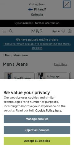 Mobile page screenshot