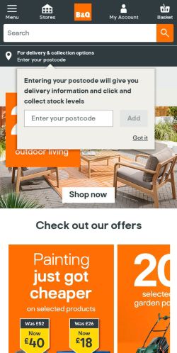 Mobile page screenshot