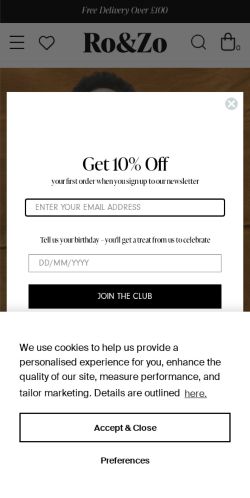 Mobile page screenshot