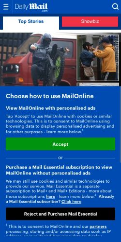 Mobile page screenshot