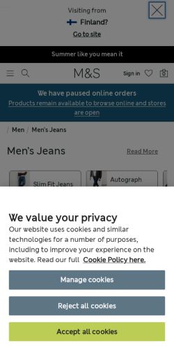 Mobile page screenshot
