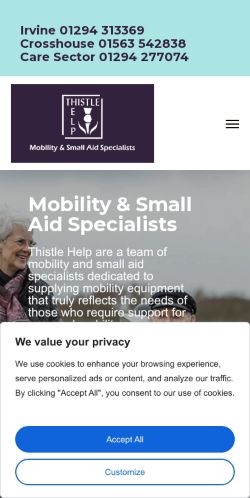 Mobile page screenshot