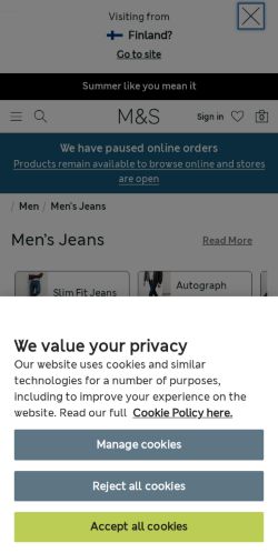 Mobile page screenshot