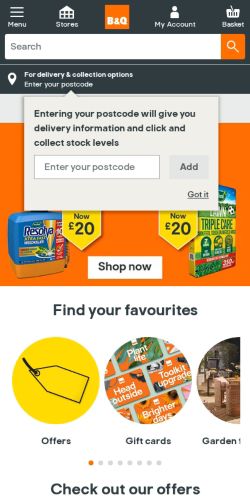 Mobile page screenshot