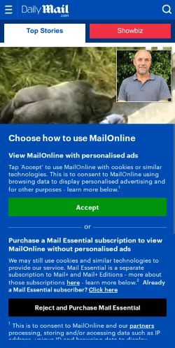 Mobile page screenshot