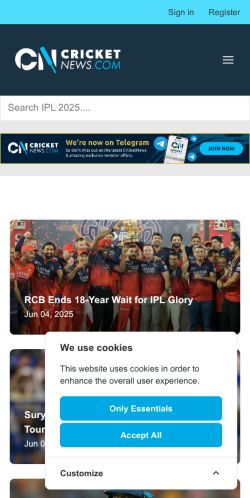 Mobile page screenshot