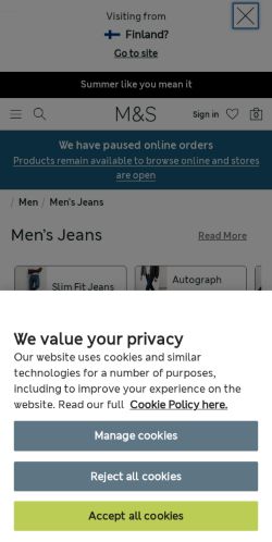 Mobile page screenshot