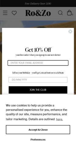 Mobile page screenshot