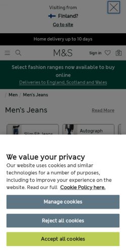 Mobile page screenshot