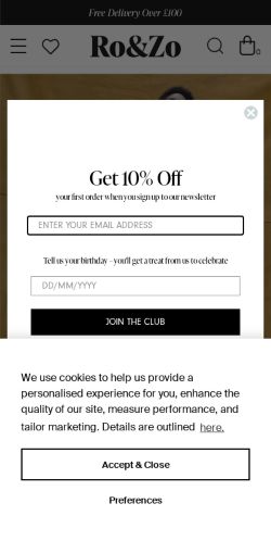 Mobile page screenshot