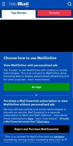 Mobile page screenshot