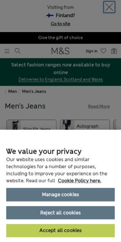 Mobile page screenshot