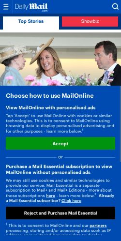 Mobile page screenshot