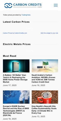 Mobile page screenshot