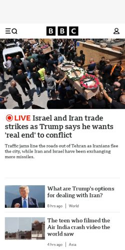 Mobile page screenshot