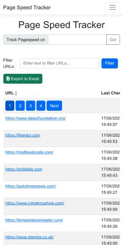 Mobile page screenshot