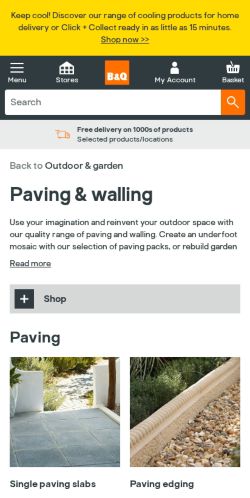Mobile page screenshot