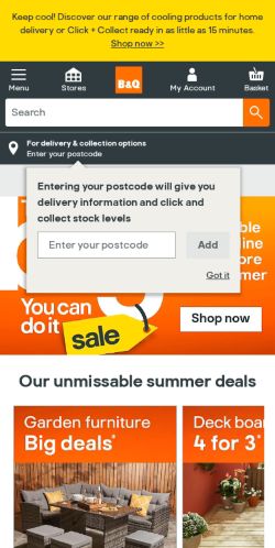 Mobile page screenshot