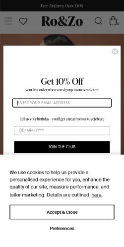 Mobile page screenshot