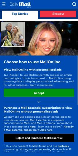 Mobile page screenshot