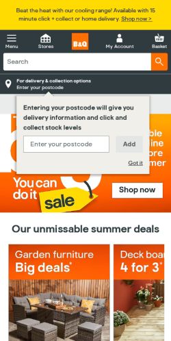 Mobile page screenshot