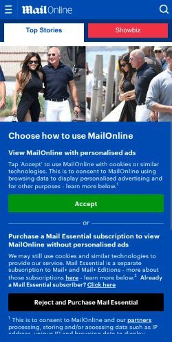 Mobile page screenshot