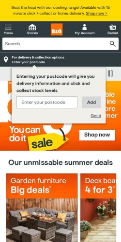 Mobile page screenshot