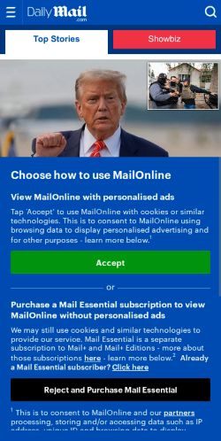 Mobile page screenshot