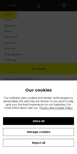 Mobile page screenshot