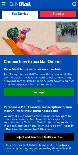 Mobile page screenshot