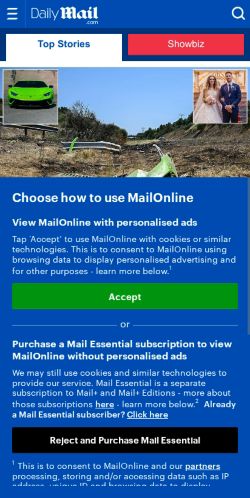 Mobile page screenshot