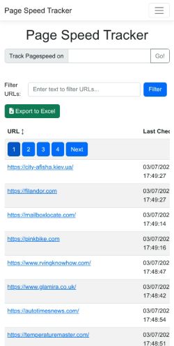 Mobile page screenshot