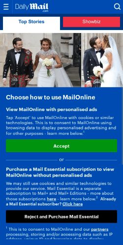 Mobile page screenshot