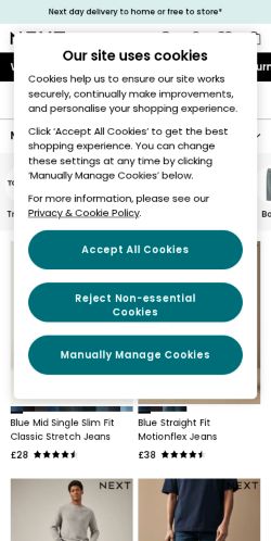 Mobile page screenshot